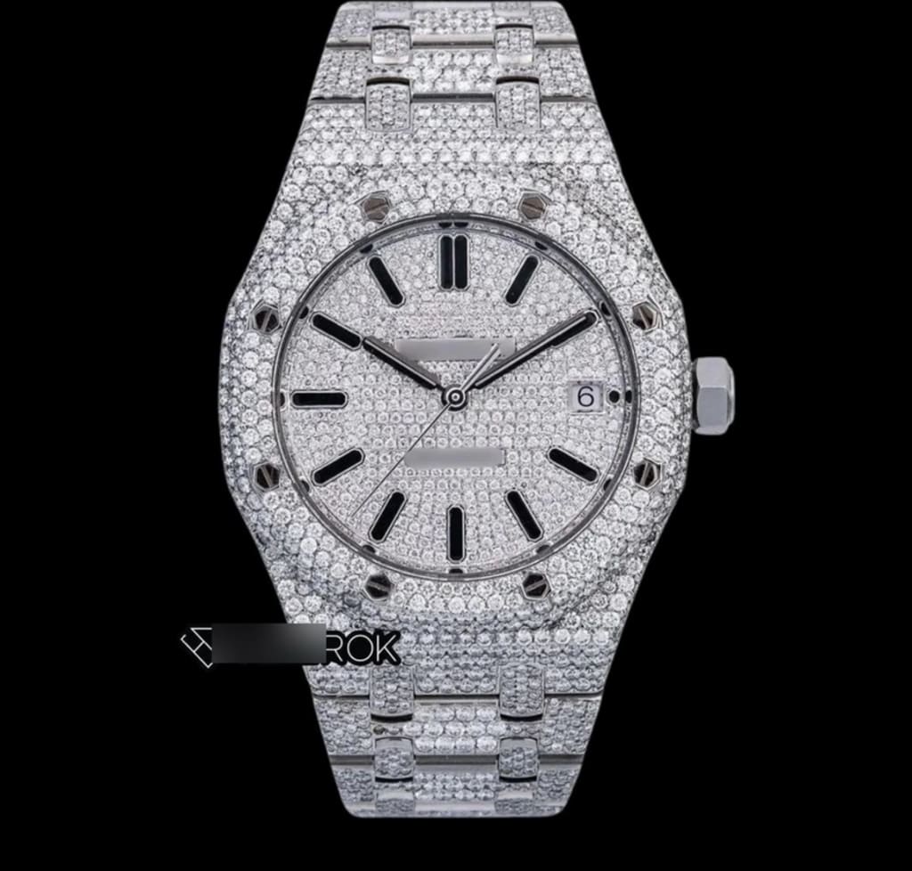 AP Royal Oak Fulled Iced Out Black Stick Markets